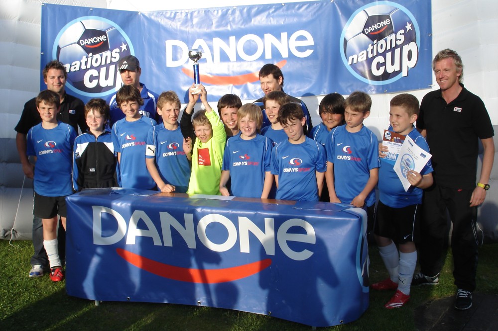 Turniersieger beim Danone-Nationscup - die U12
