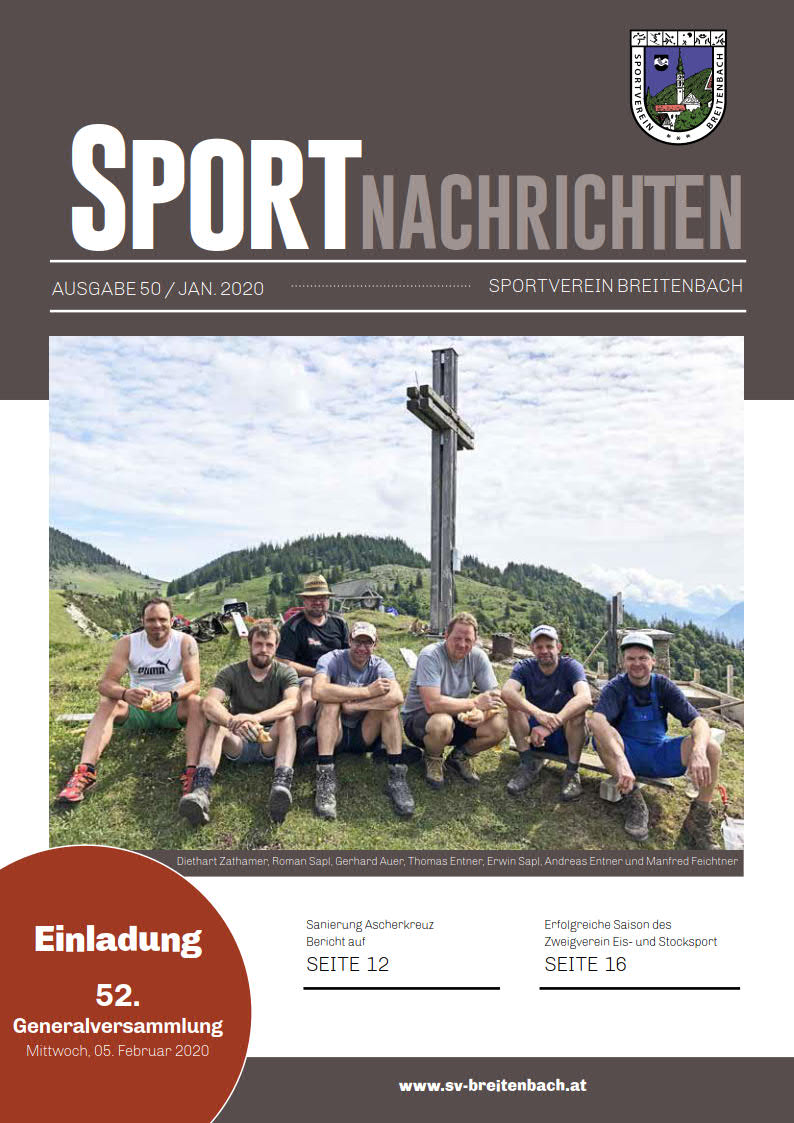 050.Ausgabe Sportnachrichten 2019 Einzelseiten 1