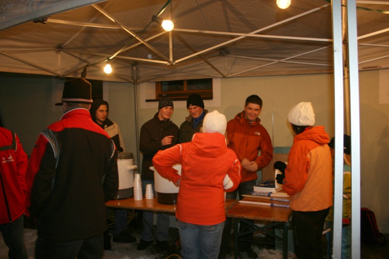 Stärkung an der Bar